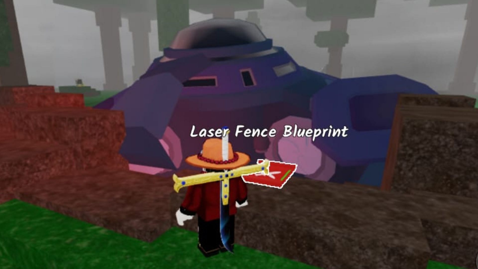 The Laser Fence Blueprint (Image via Roblox)